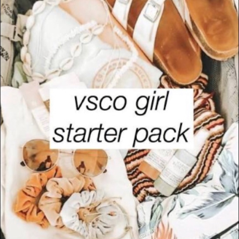 Vsco girl starter pack